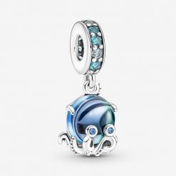 PANDORA - Charm Pendente Polpo Vetro di Murano