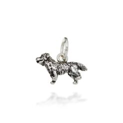GIOVANNI RASPINI - CHARM - Golden Retriever in Argento 925