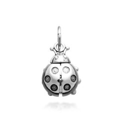 GIOVANNI RASPINI - CHARM - Coccinella "Good Luck" in Argento 925