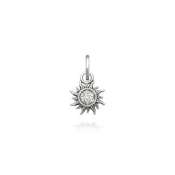 GIOVANNI RASPINI - CHARM - Mini Charm Sole Crystal in Argento 925