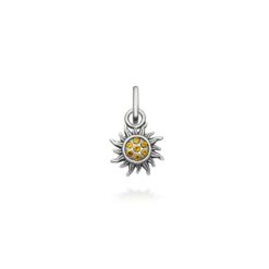 GIOVANNI RASPINI - CHARM - Mini Charm Sole Crystal giallo