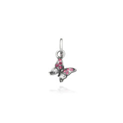GIOVANNI RASPINI - CHARM - Mini Charm Farfalla Crystal Rosa