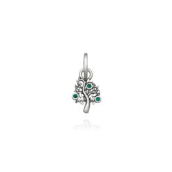 GIOVANNI RASPINI - CHARM - Mini Charm Albero Della Vita Crystal Verde