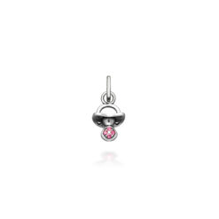 GIOVANNI RASPINI - CHARM - Mini Charm Ciuccio Crystal Rosa