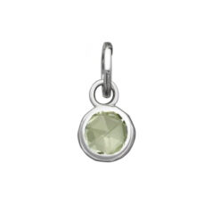 GIOVANNI RASPINI - CHARM - Charm Mini Crystal Verde Lime Piccolo Charm in Argento 925