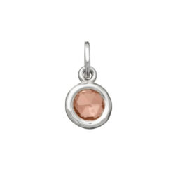 GIOVANNI RASPINI - CHARM - Charm Mini Crystal Pesca Piccolo Charm in Argento 925