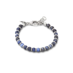 GIOVANNI RASPINI - BRACCIALE UOMO - Bracciale Tango Sodalite in Argento 925 e sodalite