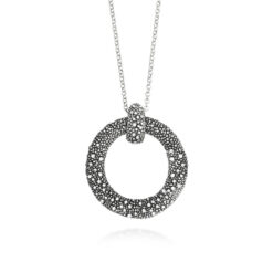 GIOVANNI RASPINI - COLLANA DONNA - Pendente Petit Perlage in Argento 925