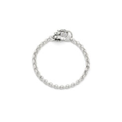 GIOVANNI RASPINI - BRACCIALE - Brisé Chiusura Farfalla in Argento 925