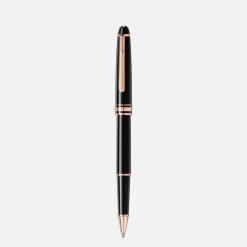 MONTBLANC - Roller Meisterstück Rose Gold-coated
