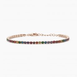 MABINA - BRACCIALE MINI TENNIS RAINBOW