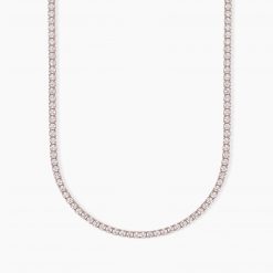 MABINA - COLLANA MINI TENNIS ROSÈ
