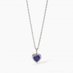 MABINA - COLLANA LOVE AFFAIR BLU