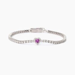 MABINA - BRACCIALE TENNIS DONNA CON TORMALINA SINTETICA LOVE AFFAIR