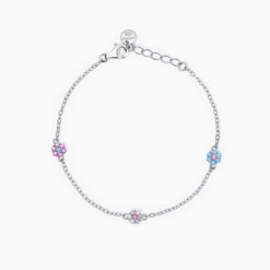 MABINA - BRACCIALE DA BAMBINA CON FIORELLINI FIOR FIORE