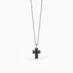 MABINA - Collana uomo con croce Mystical