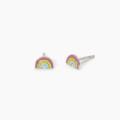 MABINA - ORECCHINI IN ARGENTO CON ARCOBALENO RAINBOW