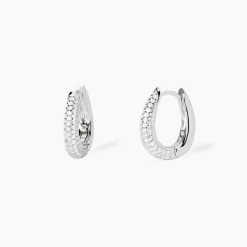MABINA - ORECCHINI IN ARGENTO CON ZIRCONI CLEOPATRA