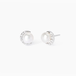 MABINA - ORECCHINI IN ARGENTO CON PERLE COLTIVATE INCONTRI