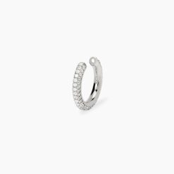 MABINA - Orecchino ear cuff con zirconi Cuffmania