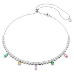 SWAROVSKI - COLLANA DONNA - Collana Ariana Grande x Swarovski Taglio misto Multicolore Placcato rodio