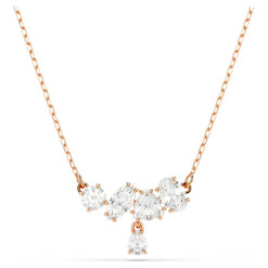 SWAROVSKI - COLLANA DONNA - Collana Mesmera Taglio misto, Bianca, Finitura oro rosa 18K