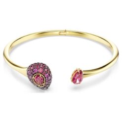 SWAROVSKI – Bracciale rigido Sublima Taglio Pear, Rosso, Finitura oro 18K