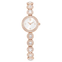 Swarovski - OROLOGIO DONNA - Orologio Una Angelic Bracciale in cristallo, Tono oro rosa, Finitura in tono oro rosa