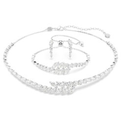 SWAROVSKI - SET DONNA - Set Mesmera Set (3), Taglio Marquise, Bianco, Placcato rodio