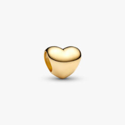 PANDORA - Mini Charm Cuore Be Love Placcatura in Oro 14k