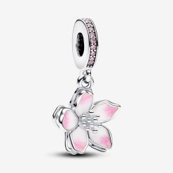 PANDORA - Charm Pendente Fiore di Ciliegio