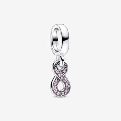 PANDORA - Charm Pendente Infinito Rosa