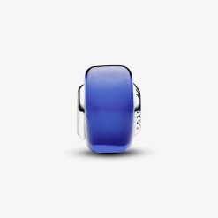 PANDORA - Charm mini in vetro di Murano blu