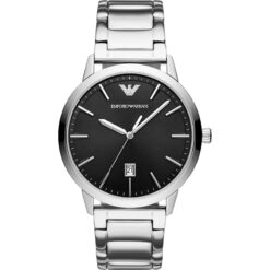 ARMANI - Orologio in acciaio inossidabile con tre lancette e datario - AR11310