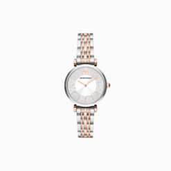 ARMANI - OROLOGIO DONNA - Orologio in acciaio inossidabile bicolore a due lancette