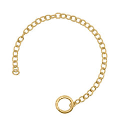 RUE DES MILLE - CharmBar - Bracciale Dorato Catena Chiusura Grande