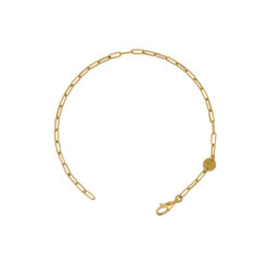RUE DES MILLE - CharmBar - Bracciale con Maglia Allungata Dorata