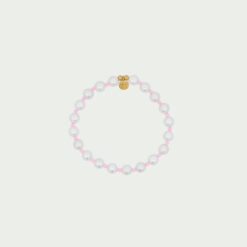 RUE DES MILLE - CharmBar - Bracciale Perla e zirconi milky rosa