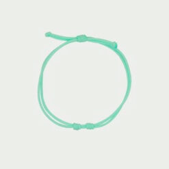 RUE DES MILLE - CharmBar - Bracciale da Donna in Tessuto di Colore Turchese
