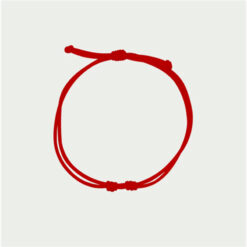 RUE DES MILLE - CharmBar - Bracciale da Donna in Tessuto di Colore Rosso