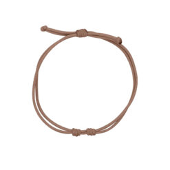 RUE DES MILLE - CharmBar - Bracciale da Donna in Tessuto di Colore Beige