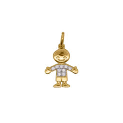 RUE DES MILLE - CharmBar - Charm Bambino con Zirconi