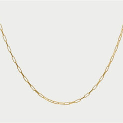 RUE DES MILLE - CharmBar - Collana Girocollo Maglia Catena Allungata in Argento