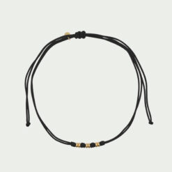 RUE DES MILLE - CharmBar - Girocollo Soft cord Rondelle Nero