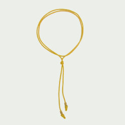 RUE DES MILLE - CharmBar - Girocollo Soft Cord Cravatta Senape