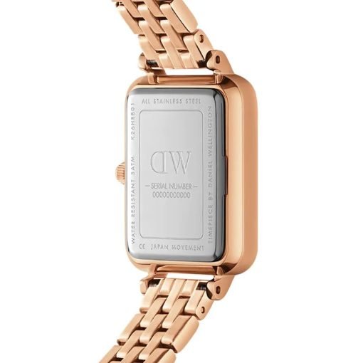 DANIEL WELLINGTON - OROLOGIO - QUADRO LUMINE 5-LINK MELROSE QUADRANTE ROSA - immagine 3