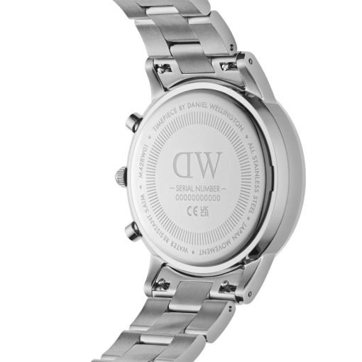 DANIEL WELLINGTON - OROLOGIO UOMO - ICONIC CHRONOGRAPH LINK ARCTIC S - immagine 3