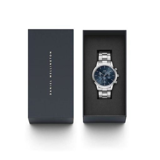 DANIEL WELLINGTON - OROLOGIO UOMO - ICONIC CHRONOGRAPH LINK ARCTIC S - immagine 5