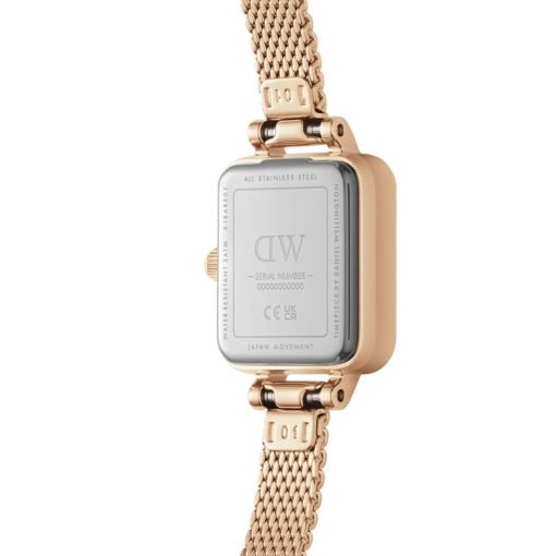 DANIEL WELLINGTON - OROLOGIO DONNA - QUADRO MINI MELROSE CHAMPAGNE - immagine 2