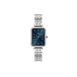 DANIEL WELLINGTON - OROLOGIO DONNA - QUADRO LUMINE BEZEL 5-LINK ARCTIC S QUADRANTE ARCTIC BLUE